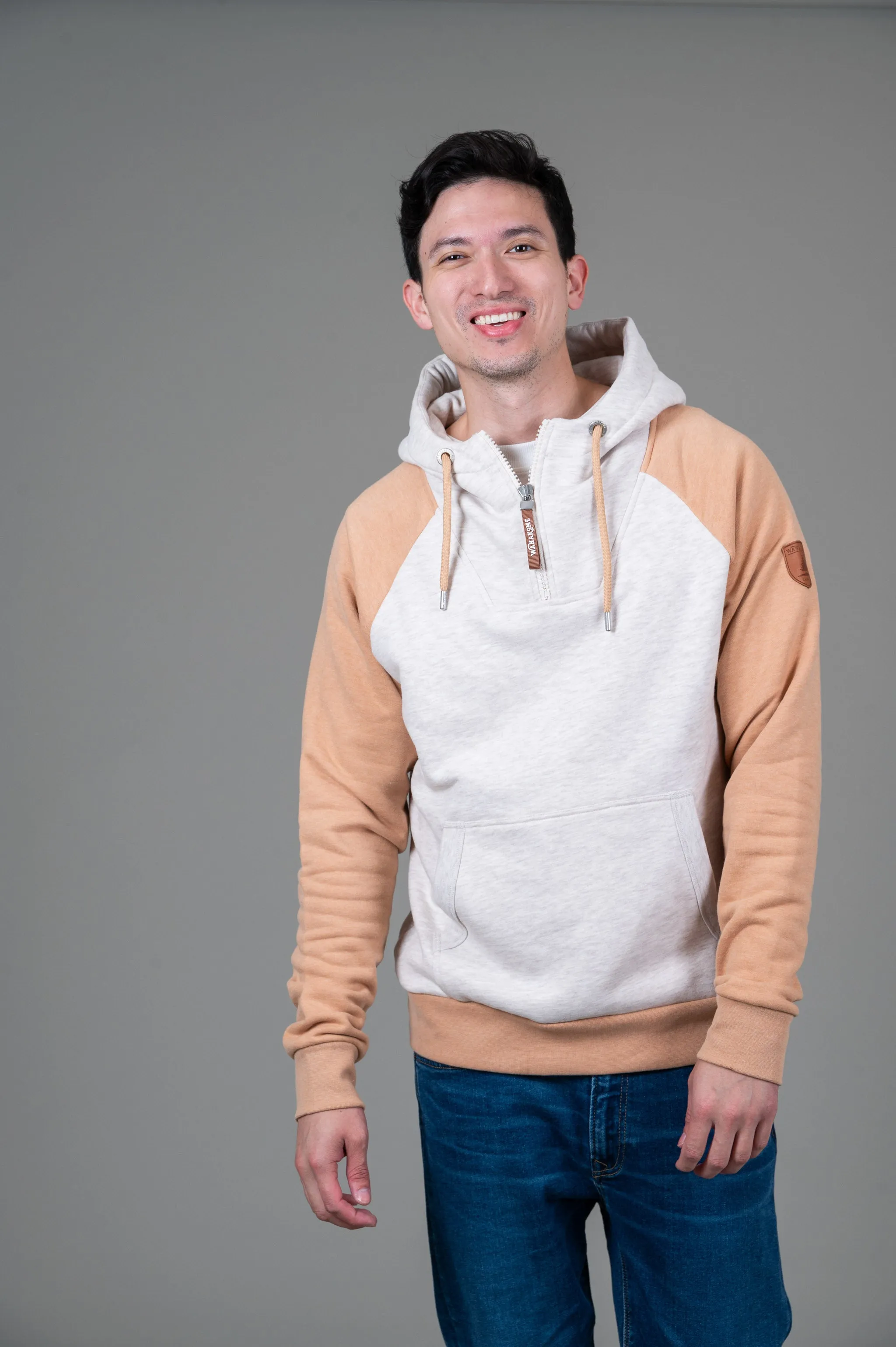 Alani Oatmeal Cookie Half-Zip Hoodie