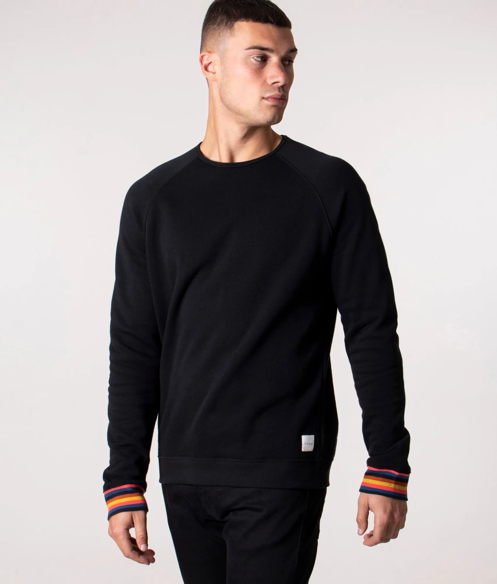 Artist Stripe Cuff Sweatshirt