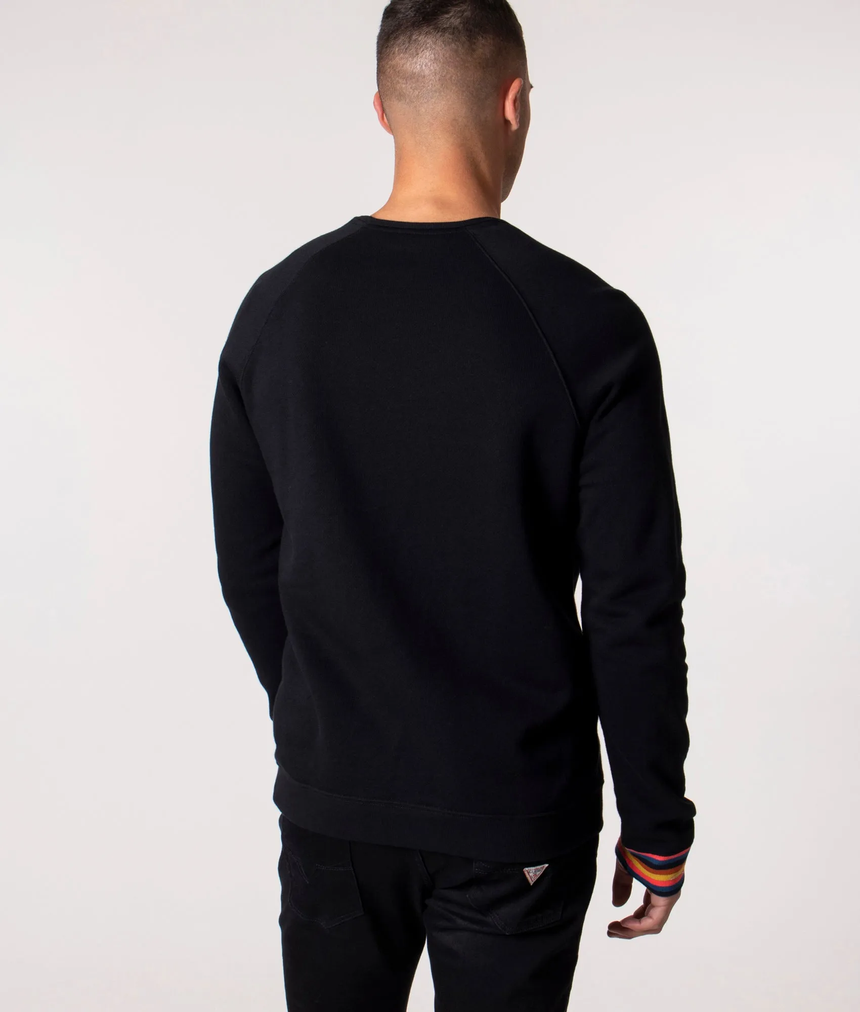 Artist Stripe Cuff Sweatshirt