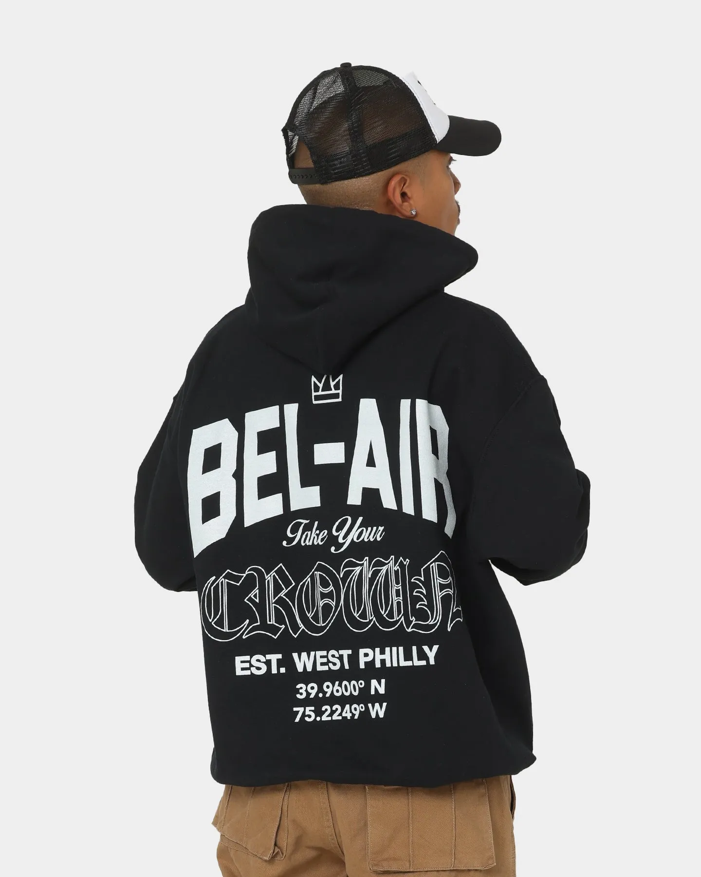 Bel Air Take Your Crown Hoodie Black