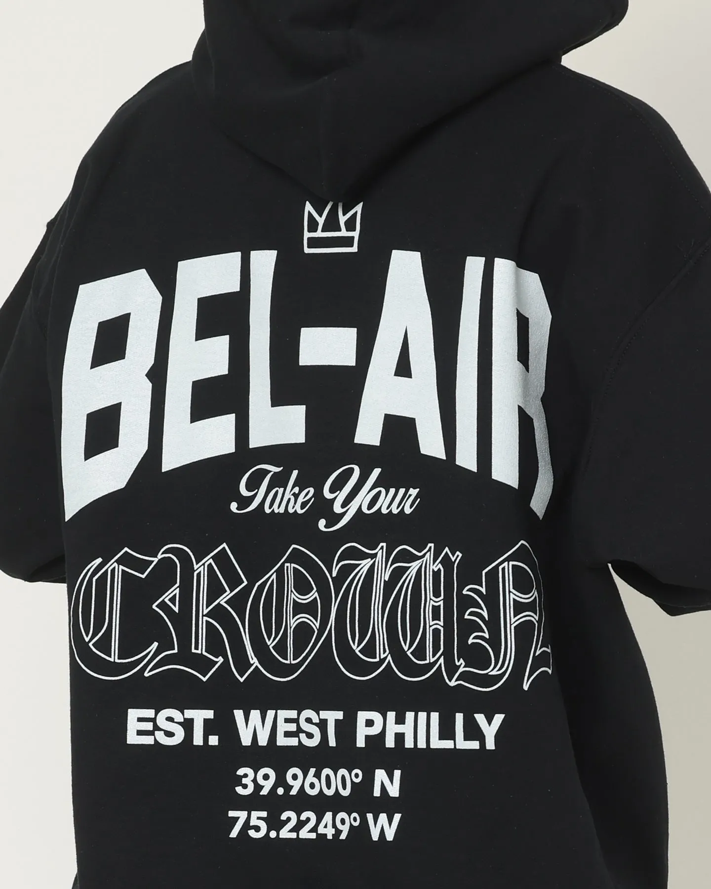 Bel Air Take Your Crown Hoodie Black