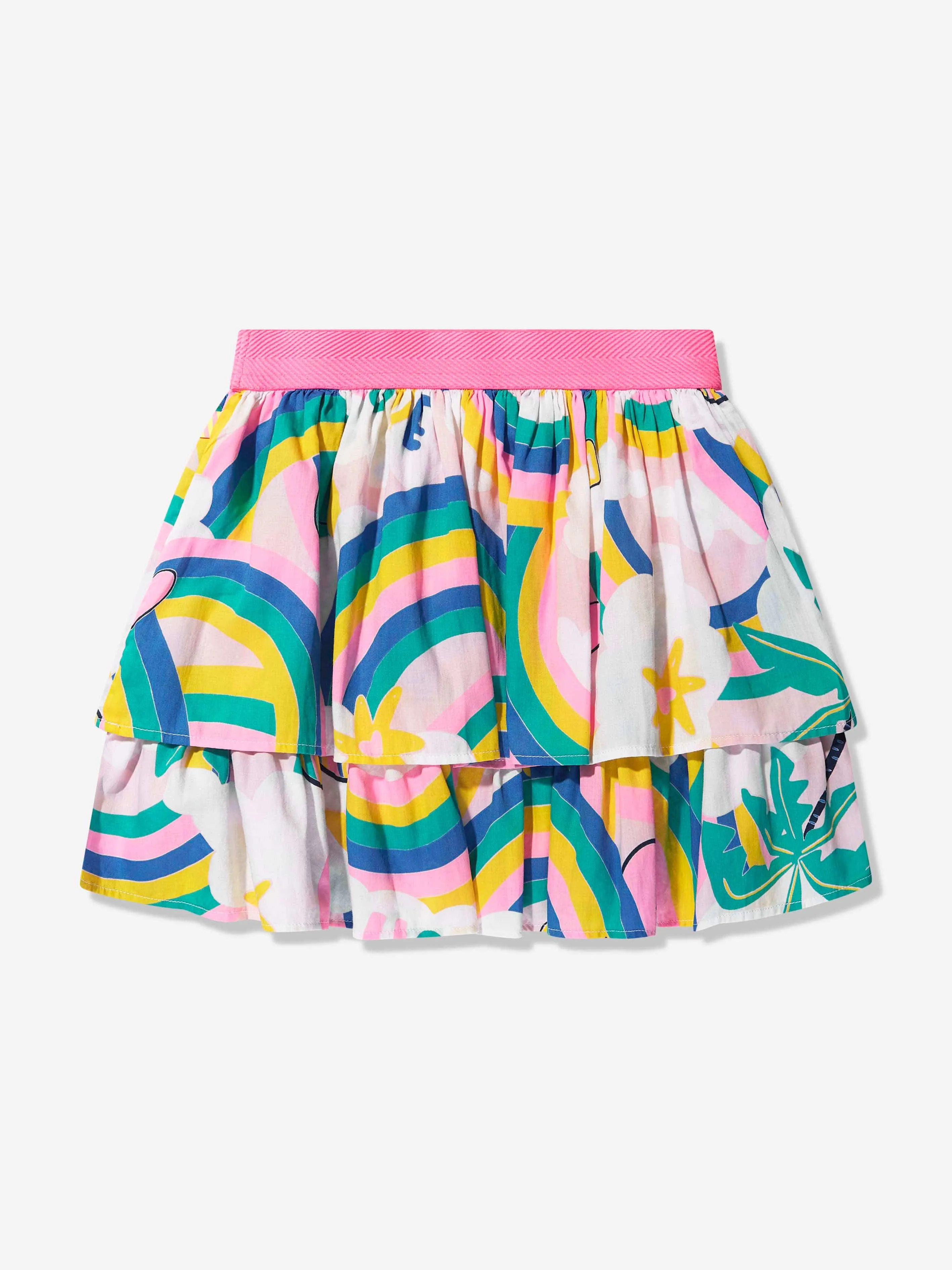 Billieblush Girls Rainbow Ruffle Skirt in Multicolour