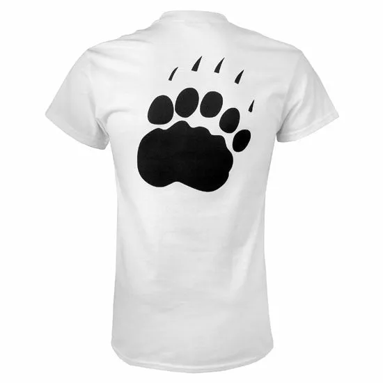 Bowdoin Tee with Paw Print on Back