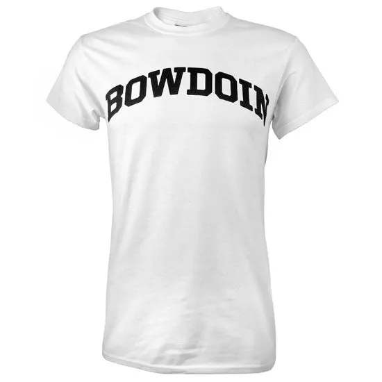 Bowdoin Tee with Paw Print on Back