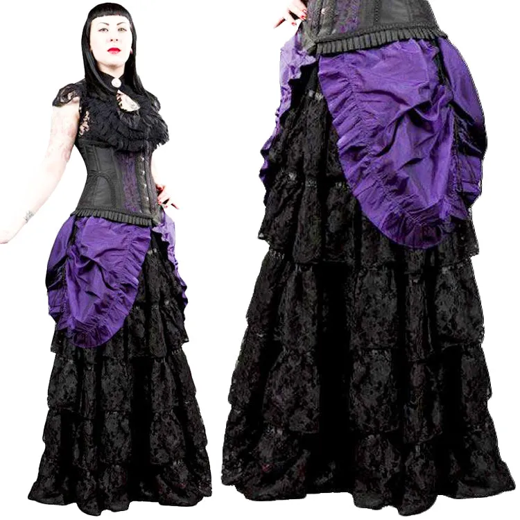 Burleska Victorian Gothic Maxi Skirt