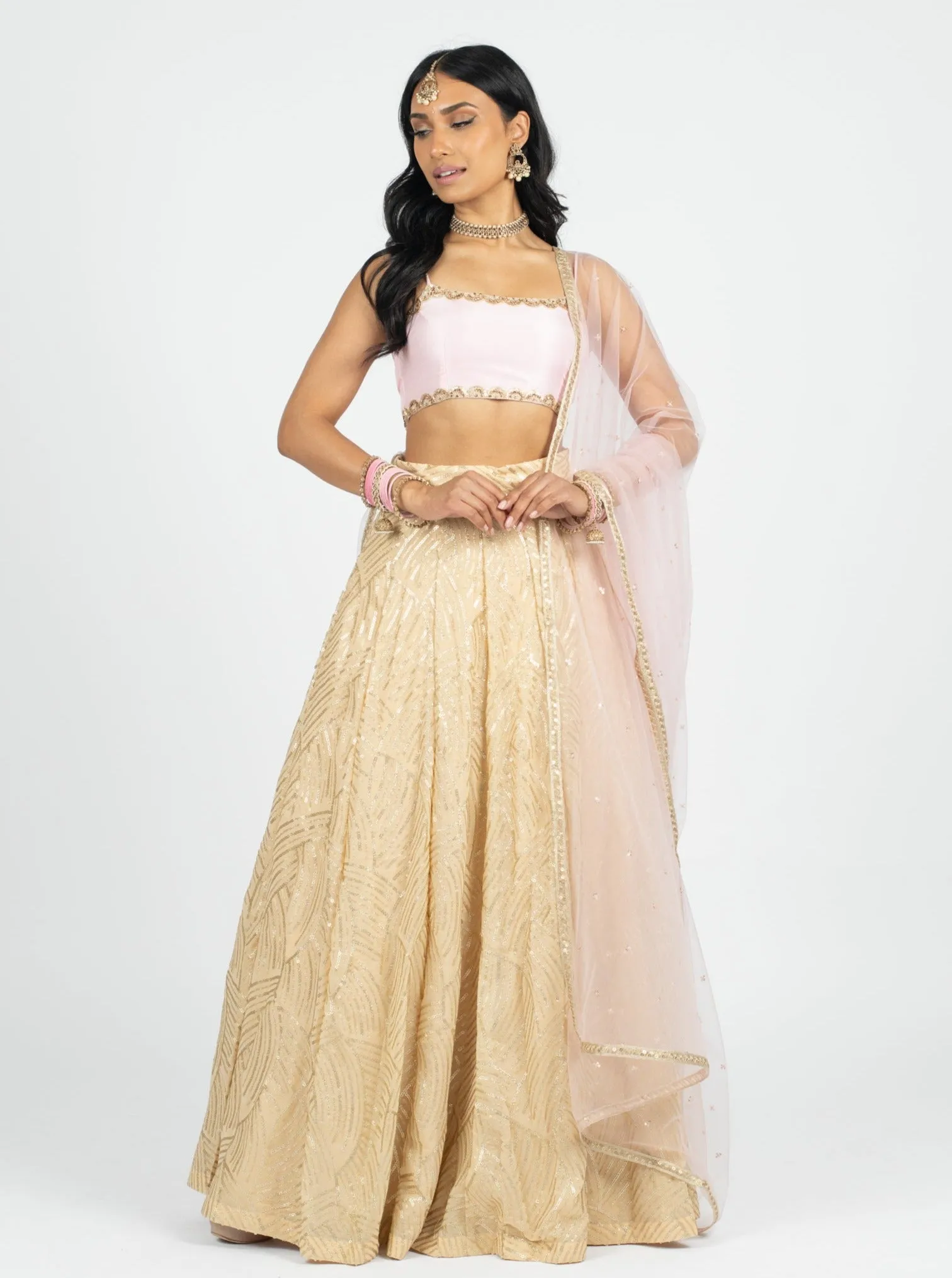 Champagne Divya Skirt