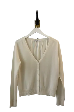 Creme Tuck Back Cardigan