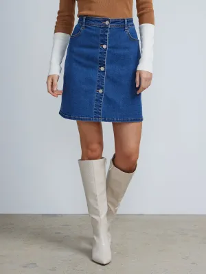 Denim Mini Skirt