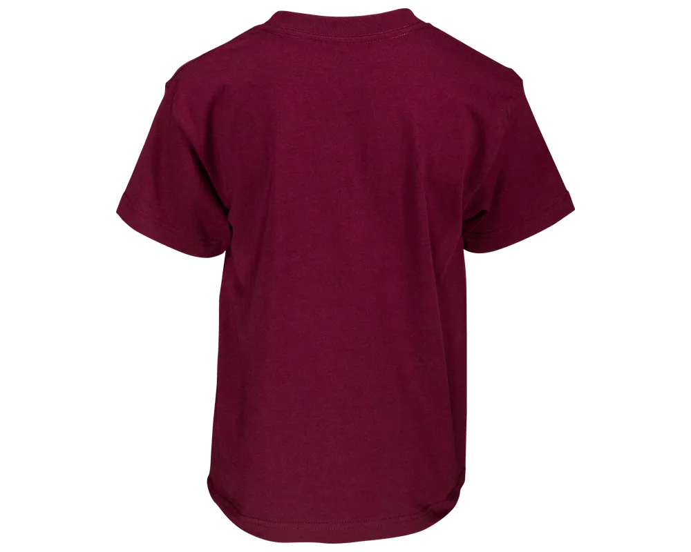 Finger Scoop Burgundy Tee