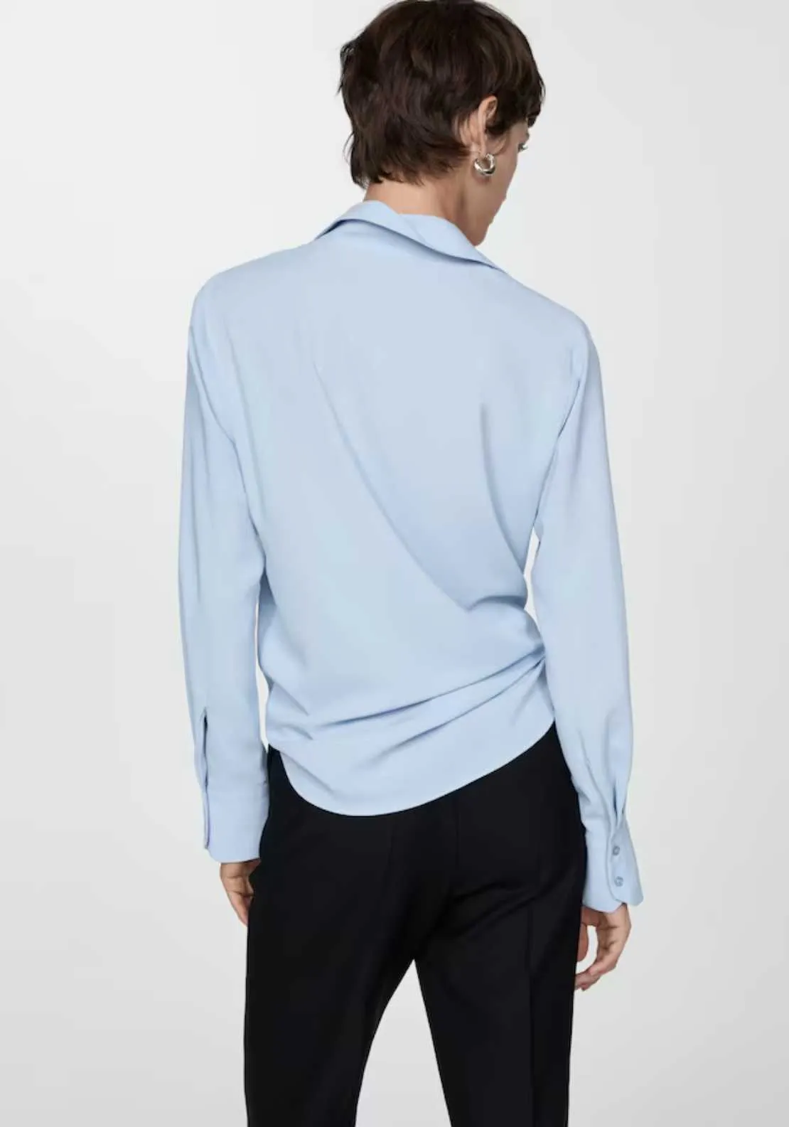 Fluid long-sleeved shirt - Light/pastel Blue