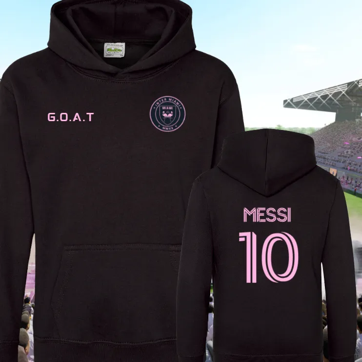 Football Hero Hoodie - Junior (Messi, Ronaldo, Haaland  & Salah