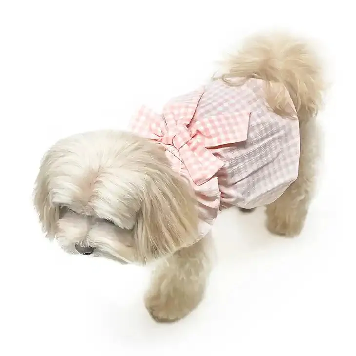 Gingham Dog Dress