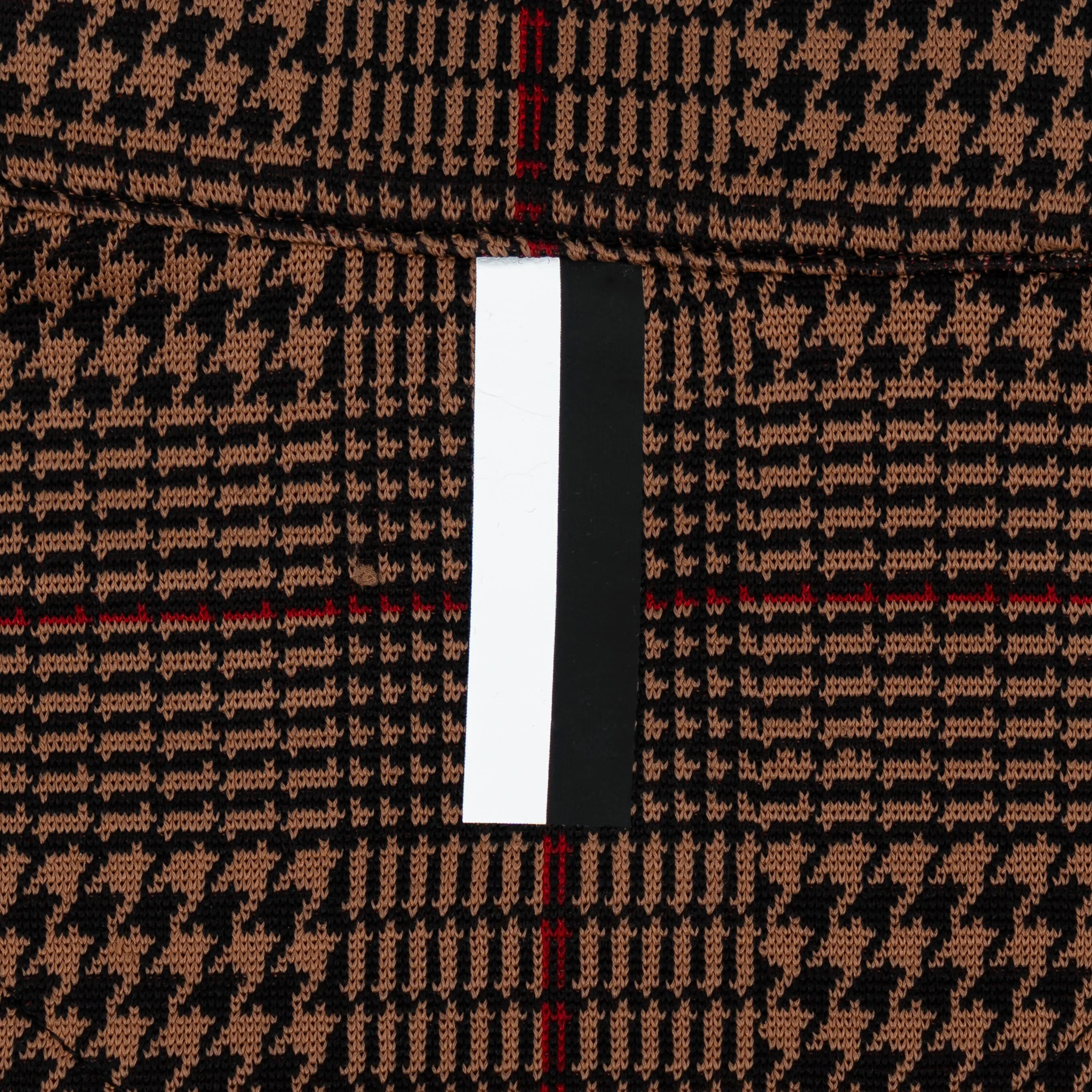 Glen Plaid Jacquard Performance Q-Zip | The Glen Plaid - Bunker Brown/Black