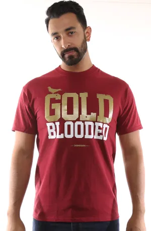 Gold Blooded (Men's Cardinal/Gold Tee)