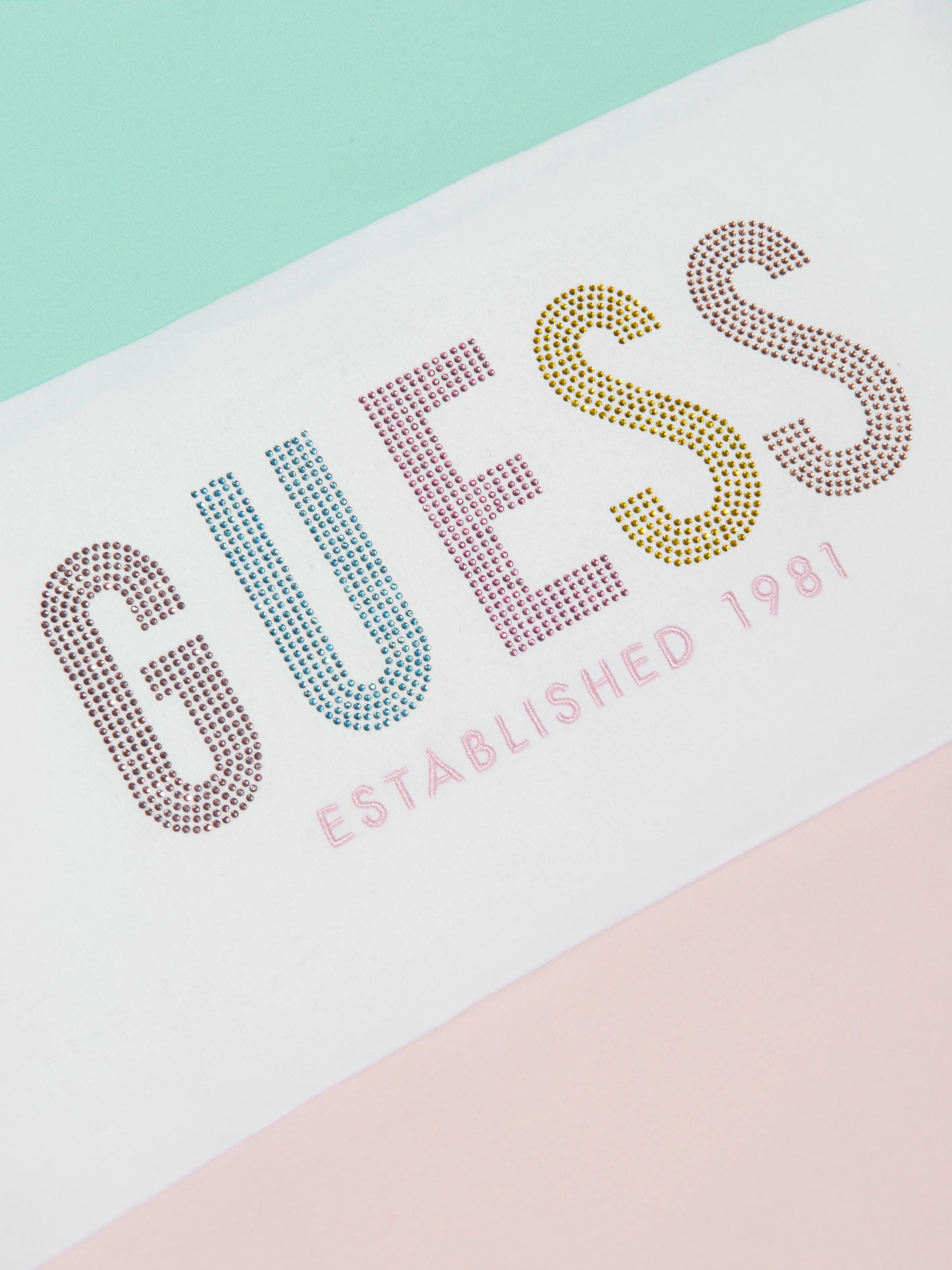 Guess Girls Short Sleeve Logo Dress