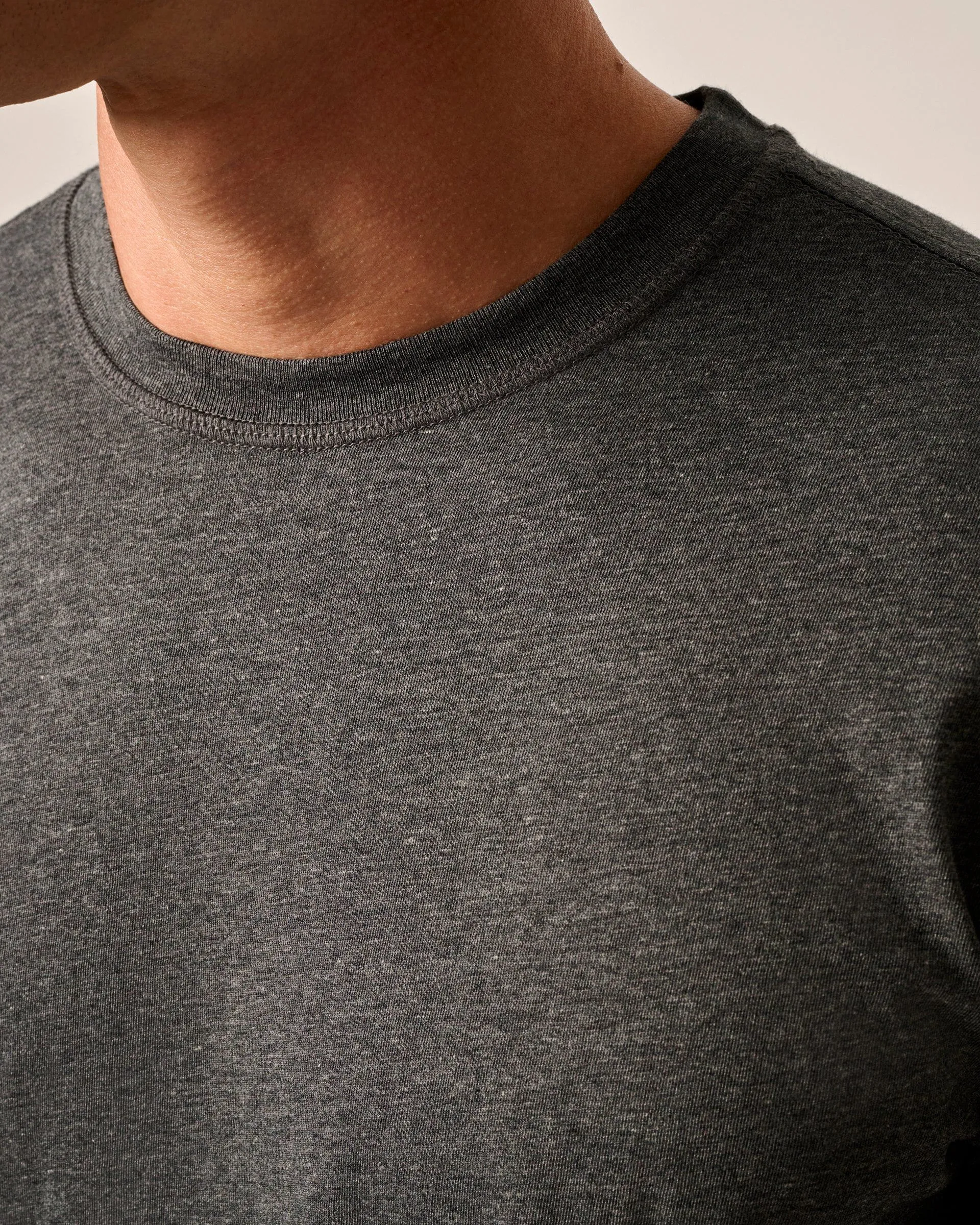 Heathered Spencer Cotton T-Shirt