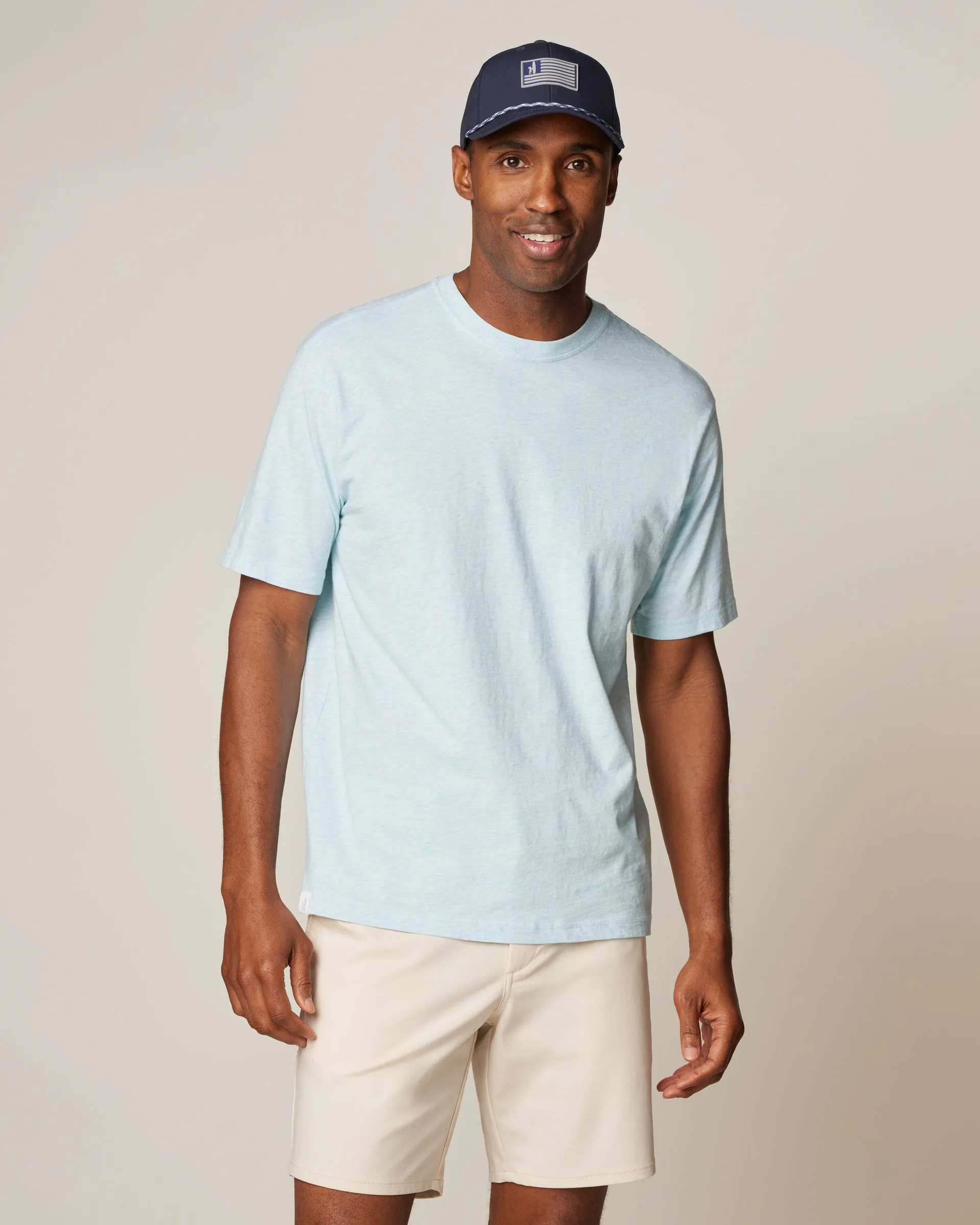 Heathered Spencer Cotton T-Shirt