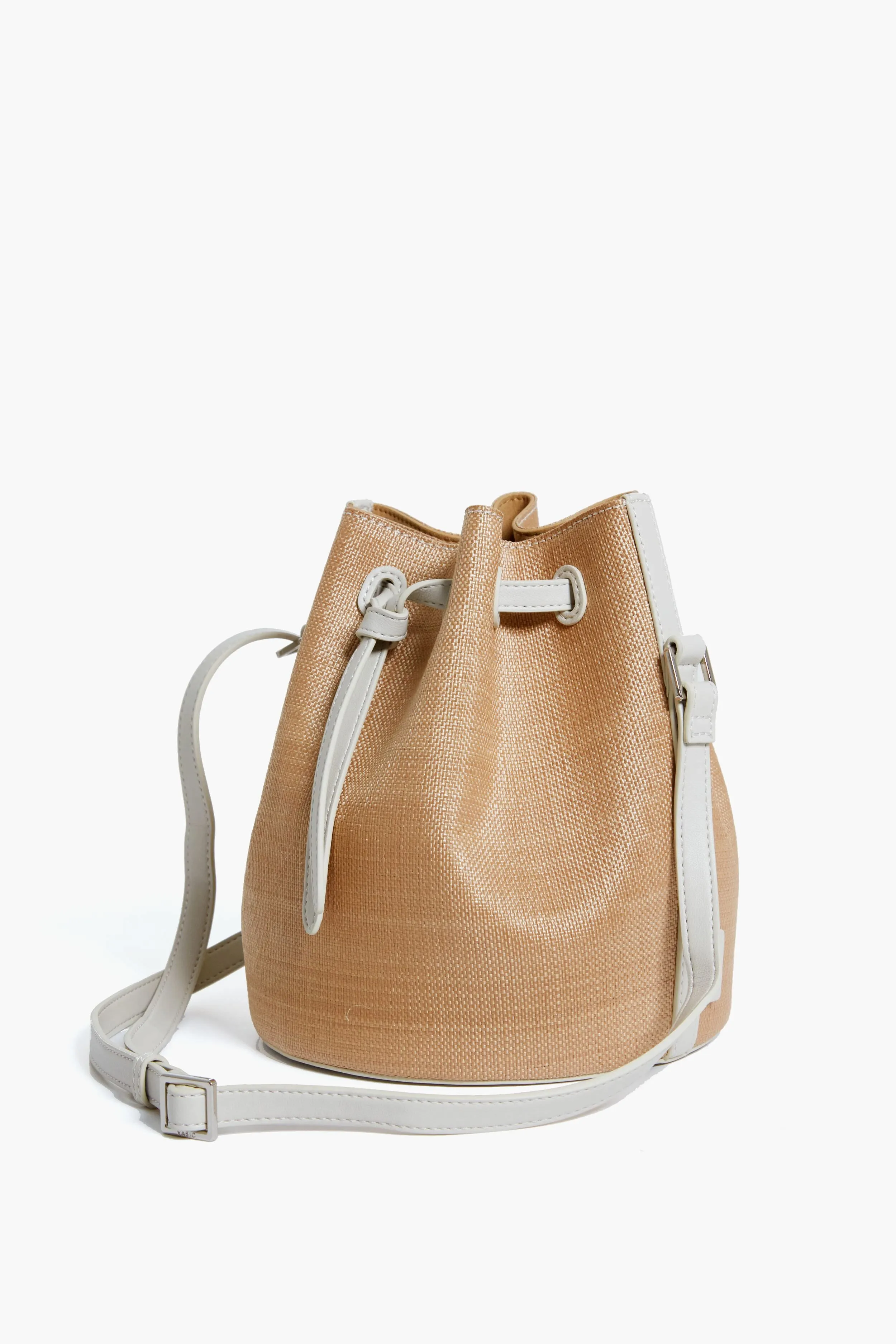 Ivory Club Mini Raffia Bag