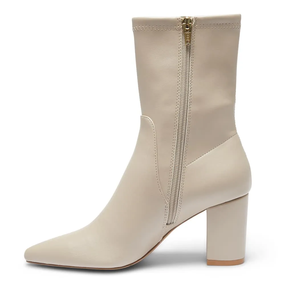 Karly Boot in Nude Stretch Smooth