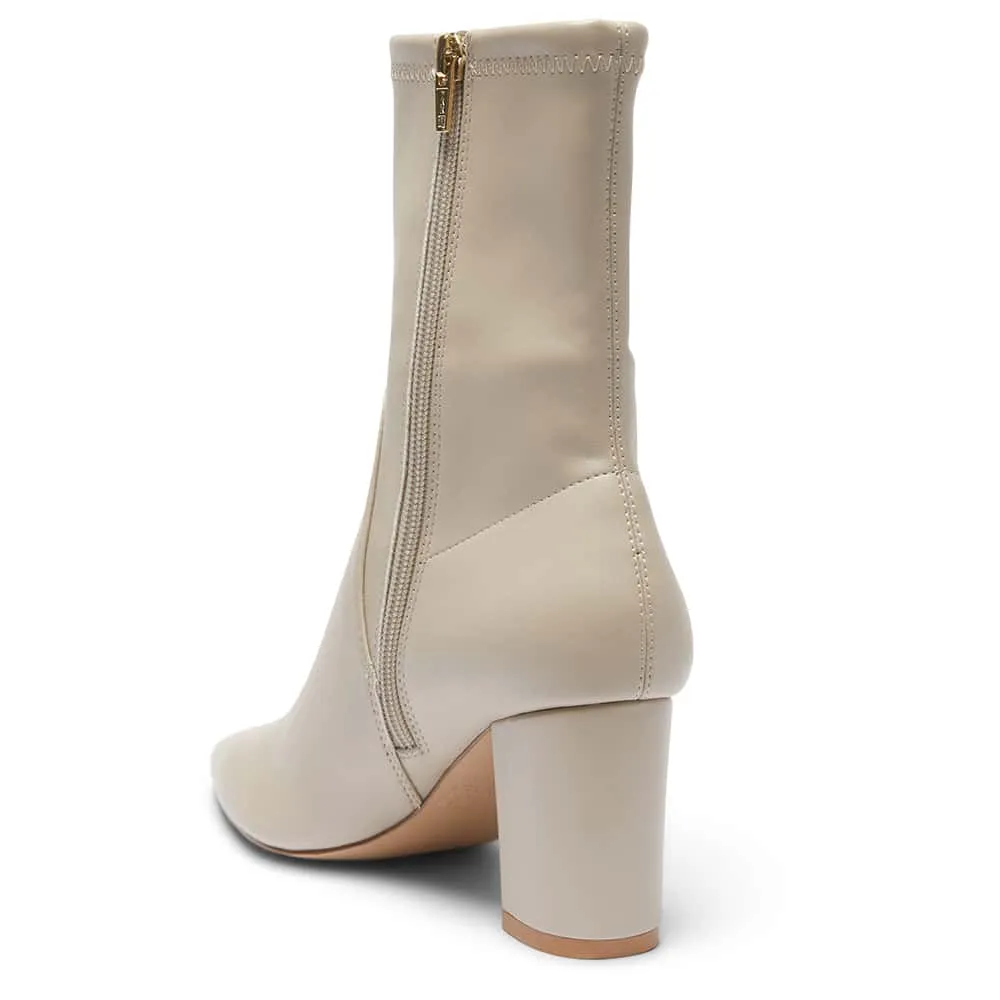 Karly Boot in Nude Stretch Smooth