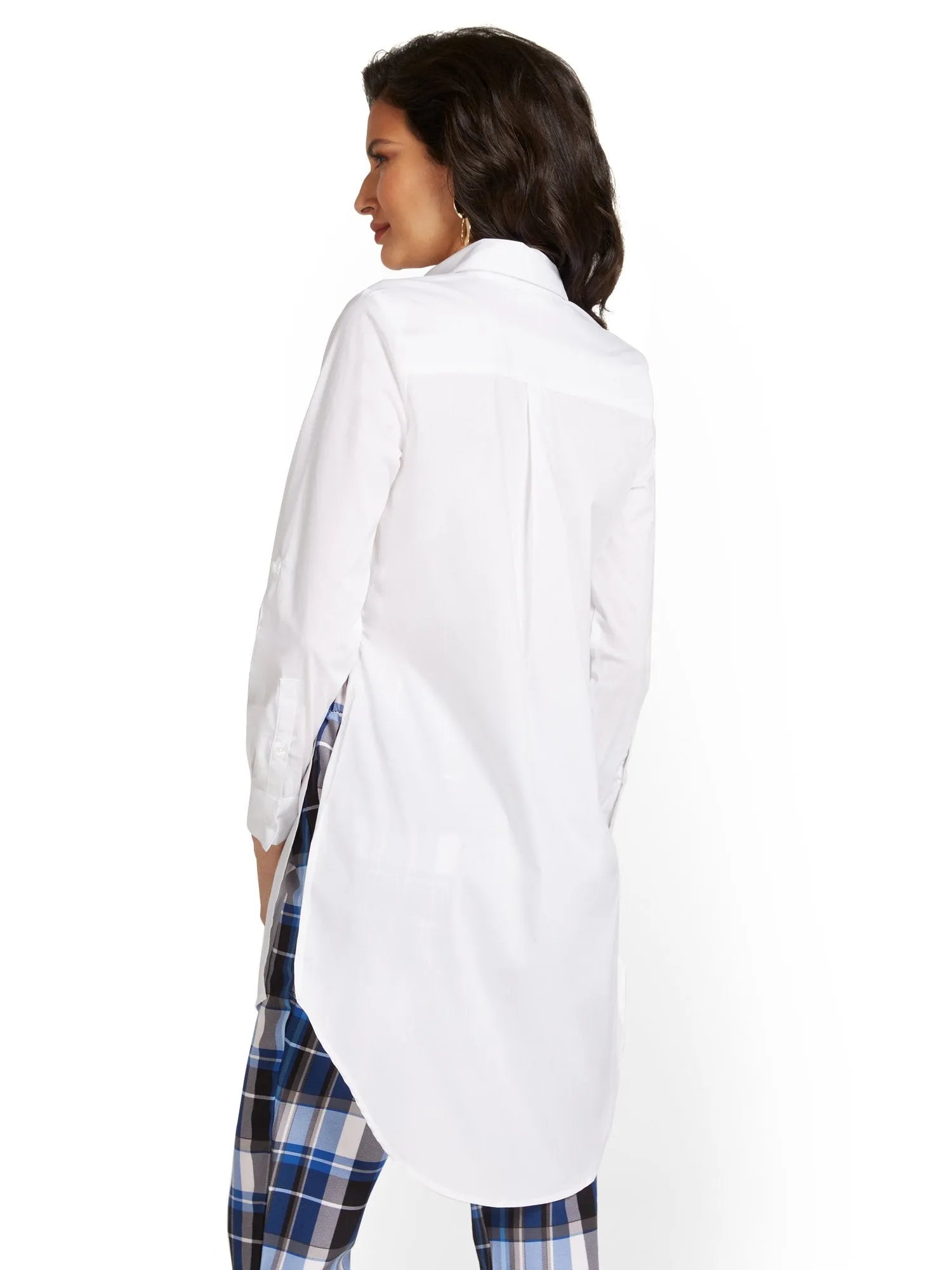 Madison Poplin Tunic Shirt