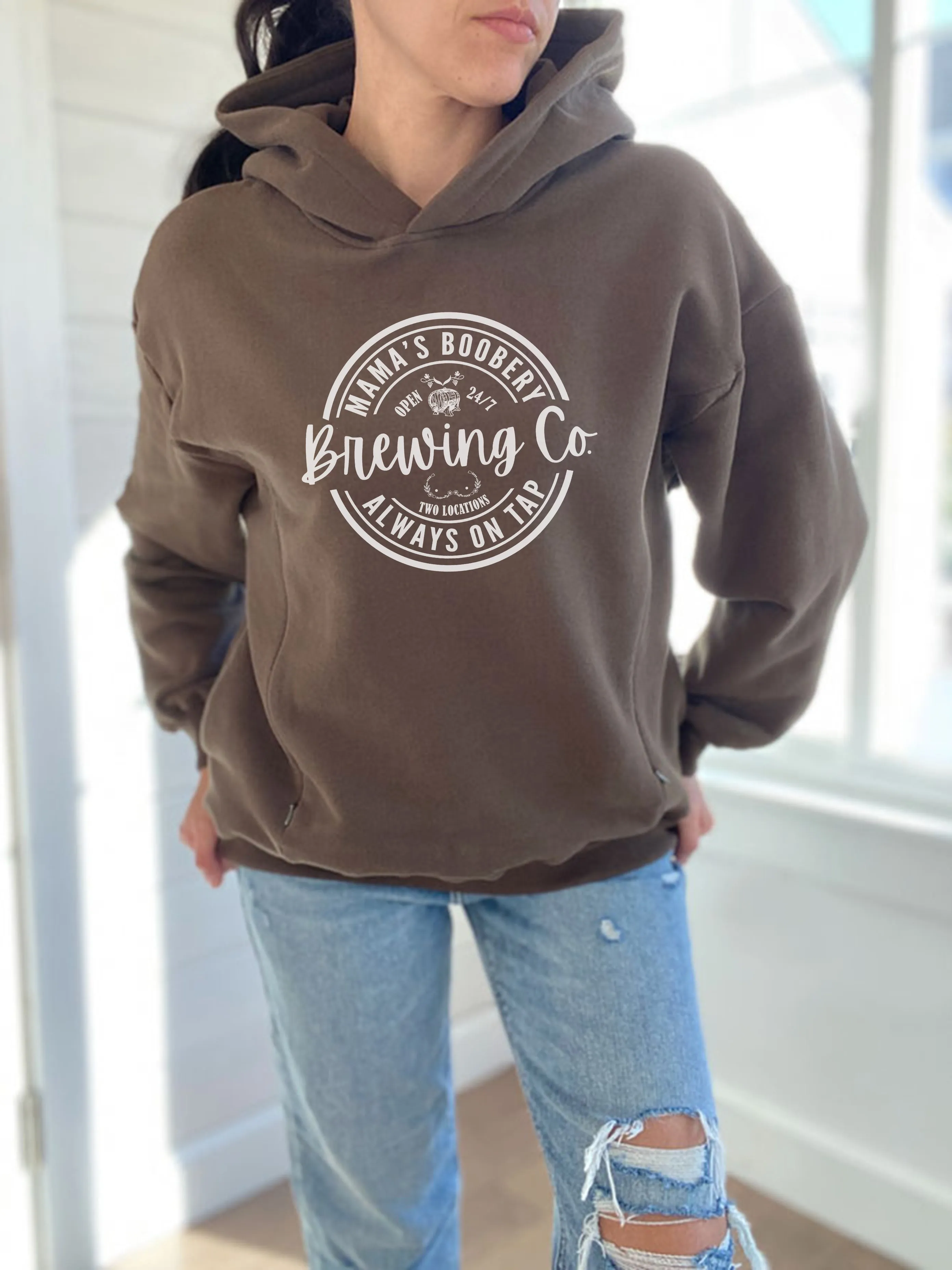 Mama Boobery Brewing Co. Hooded Sweatshirt