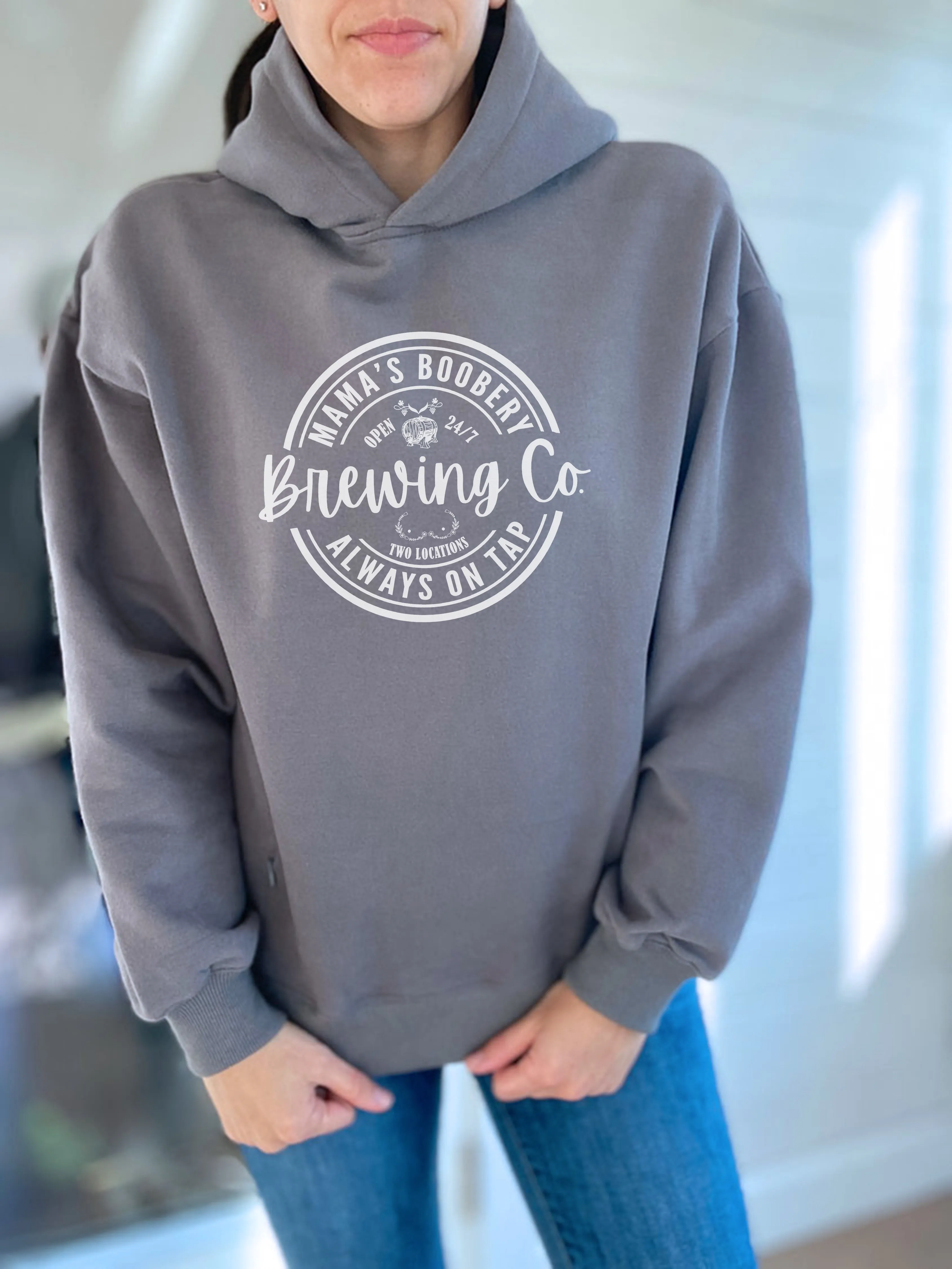 Mama Boobery Brewing Co. Hooded Sweatshirt