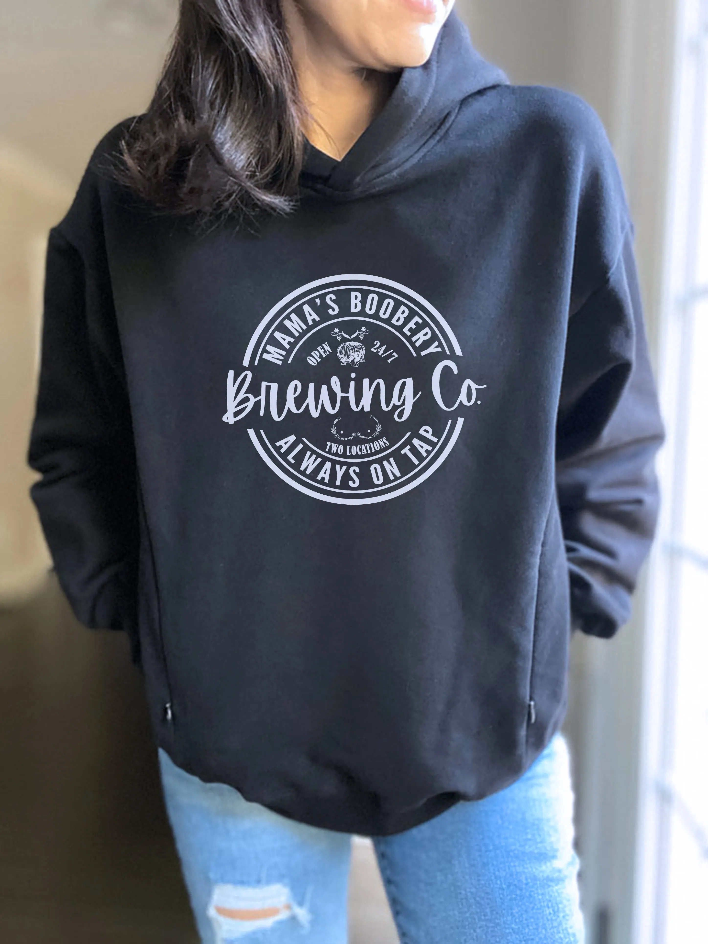 Mama Boobery Brewing Co. Hooded Sweatshirt