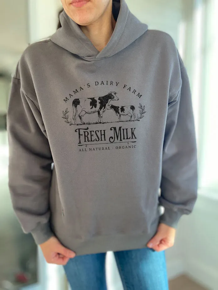 Mama's Dairy Farm Hooded Sweatshirt