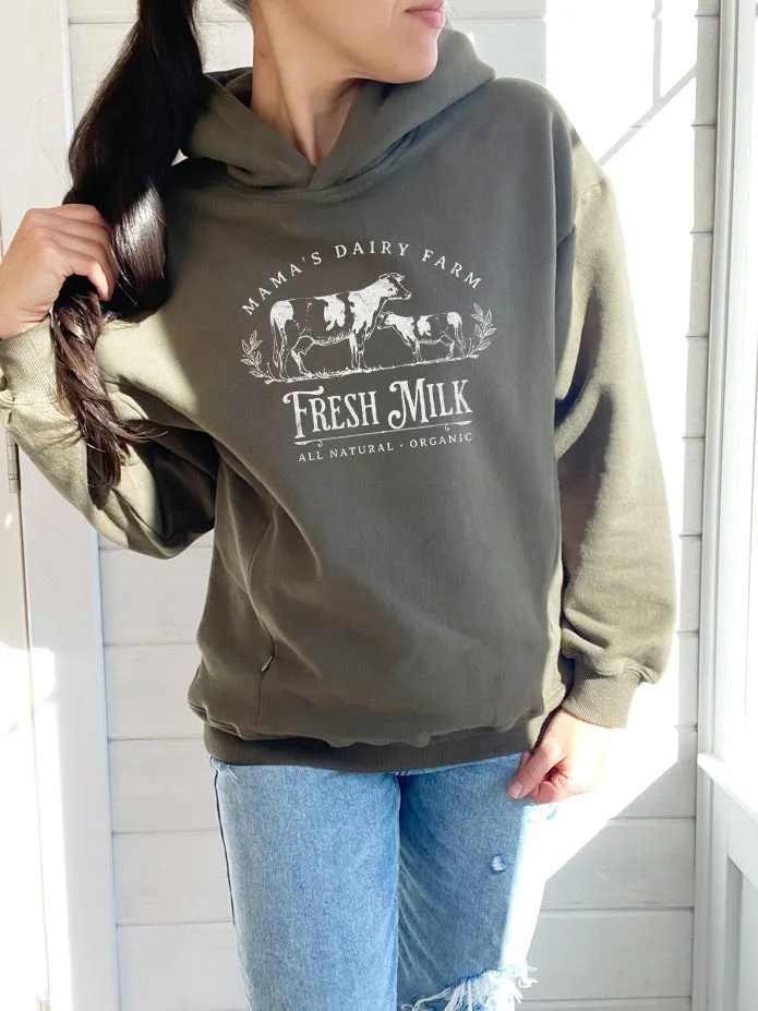 Mama's Dairy Farm Hooded Sweatshirt