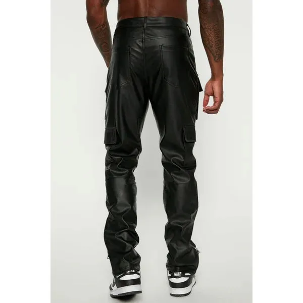 Men’s Lambskin Leather Pants with Smooth Lining MP39