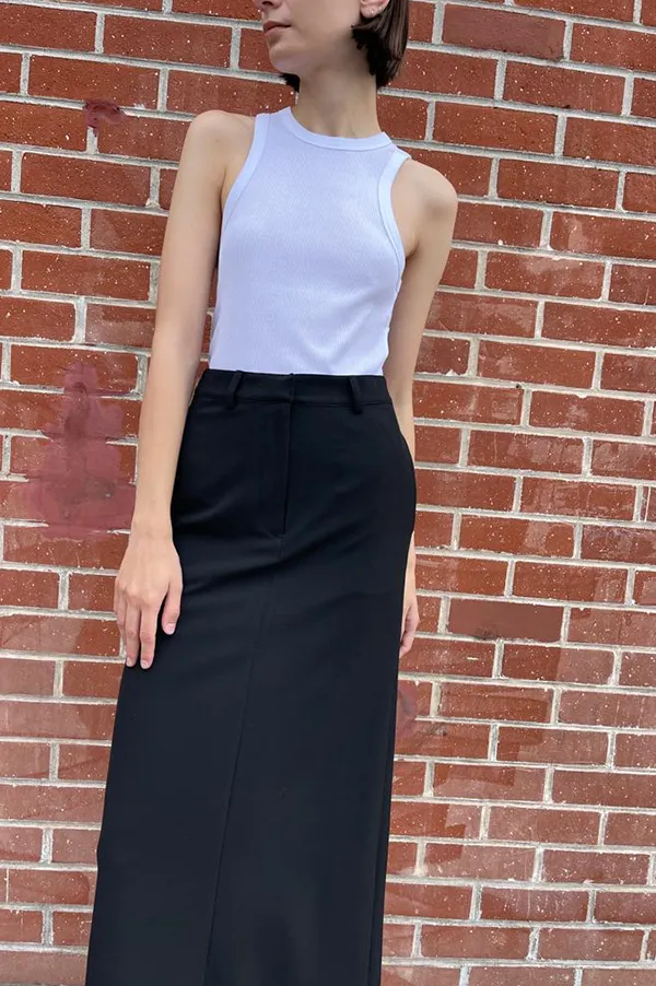 Minter Maxi Skirt in Black