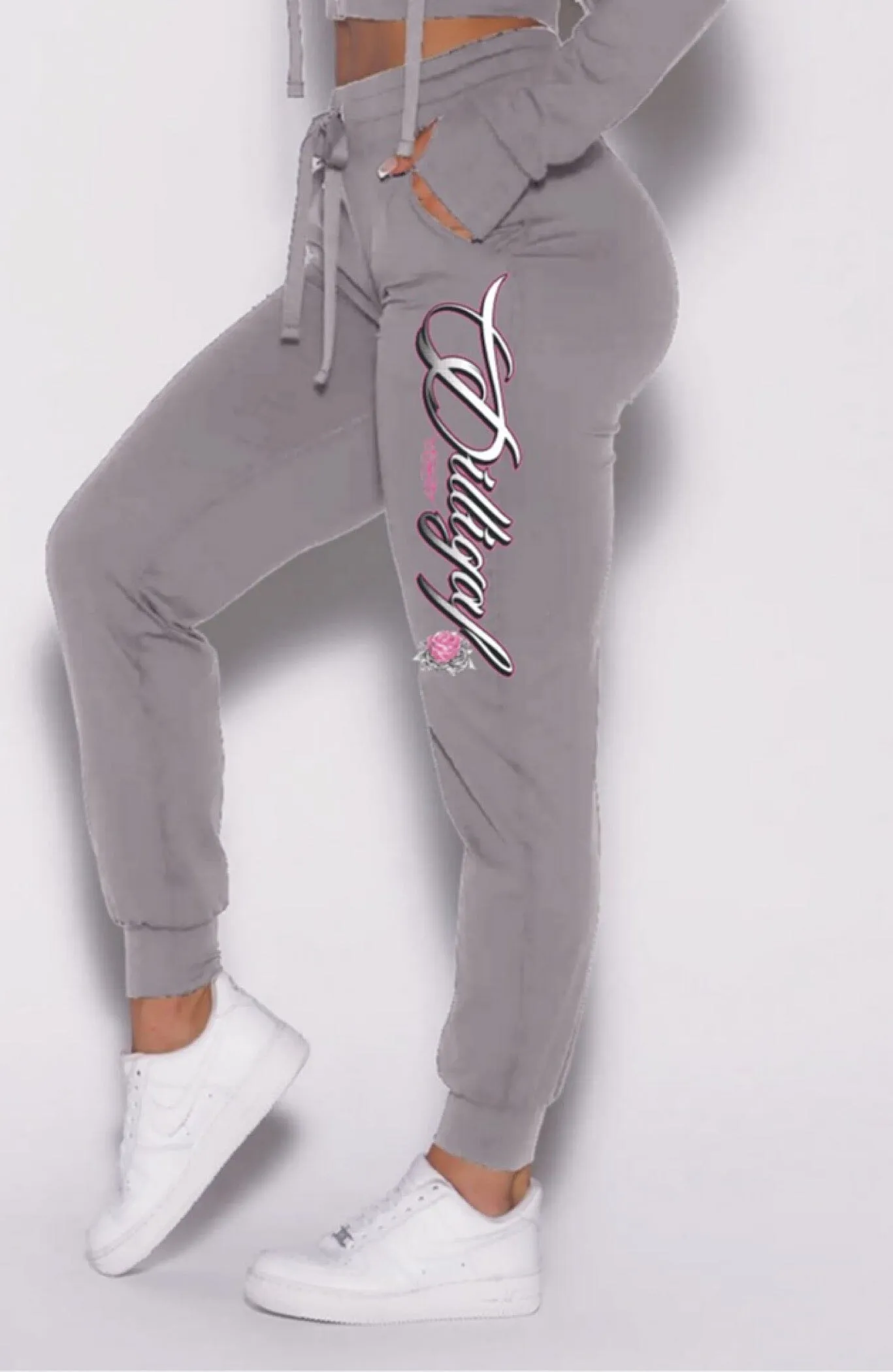 Pink Rose Joggers