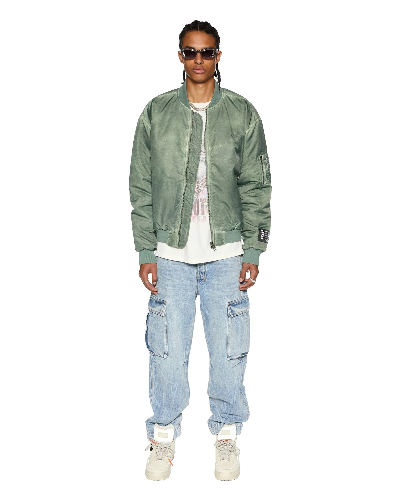 ROYALTY BOMBER KHAKI OVERDYE