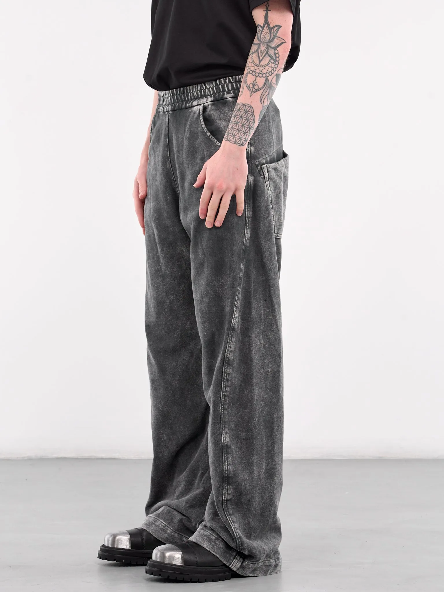 Shabby Twisted Lounge Pants (JER-103-01-GREY)