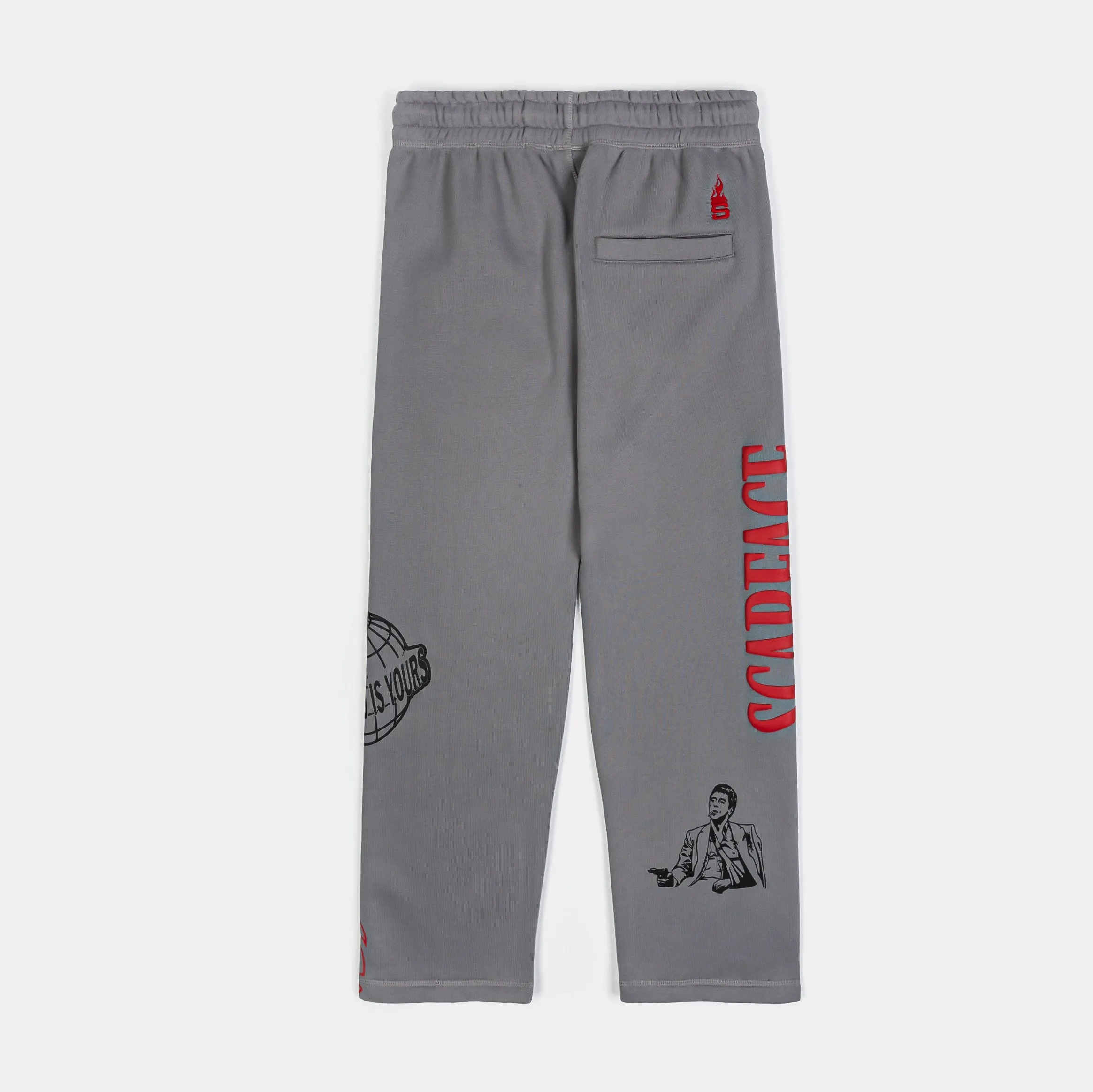 SP x Scarface 1983 Joggers Mens Pants (Grey/Red)