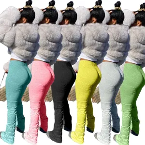 stacked leggings joggers stacked sweatpants