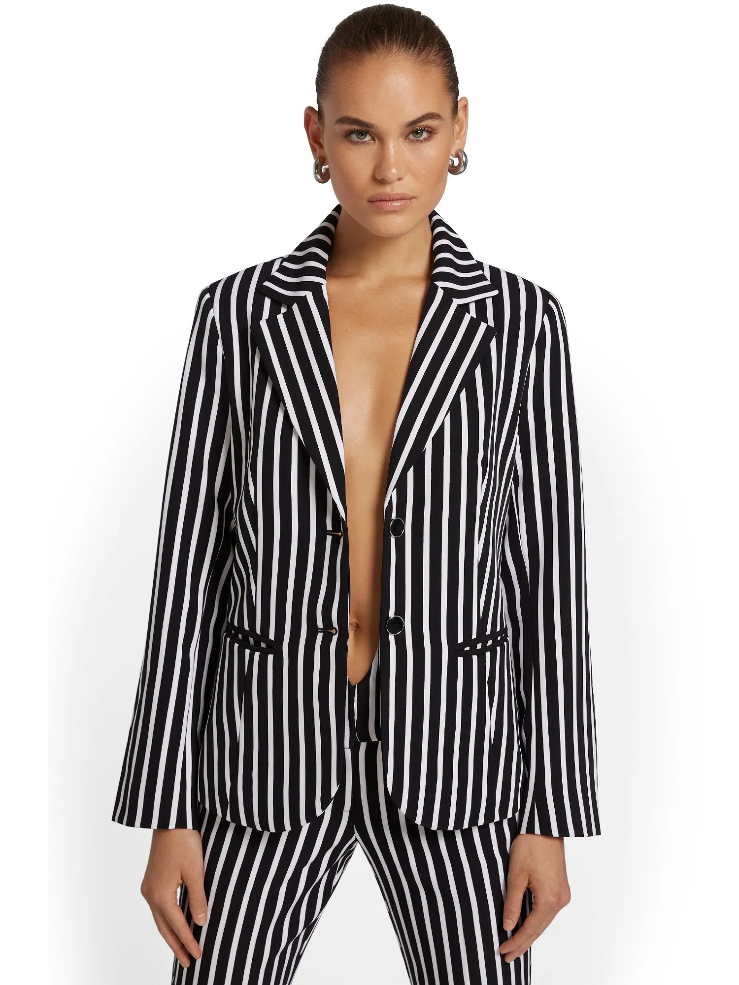 Striped Blazer