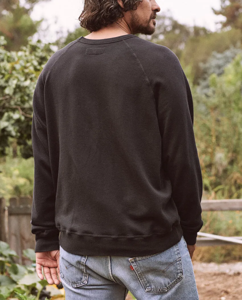 The Men's College Sweatshirt. -- ALMOST BLACK