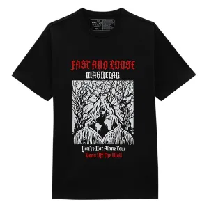 Vans X Fast And Loose Off The Wall T-Shirt - Black