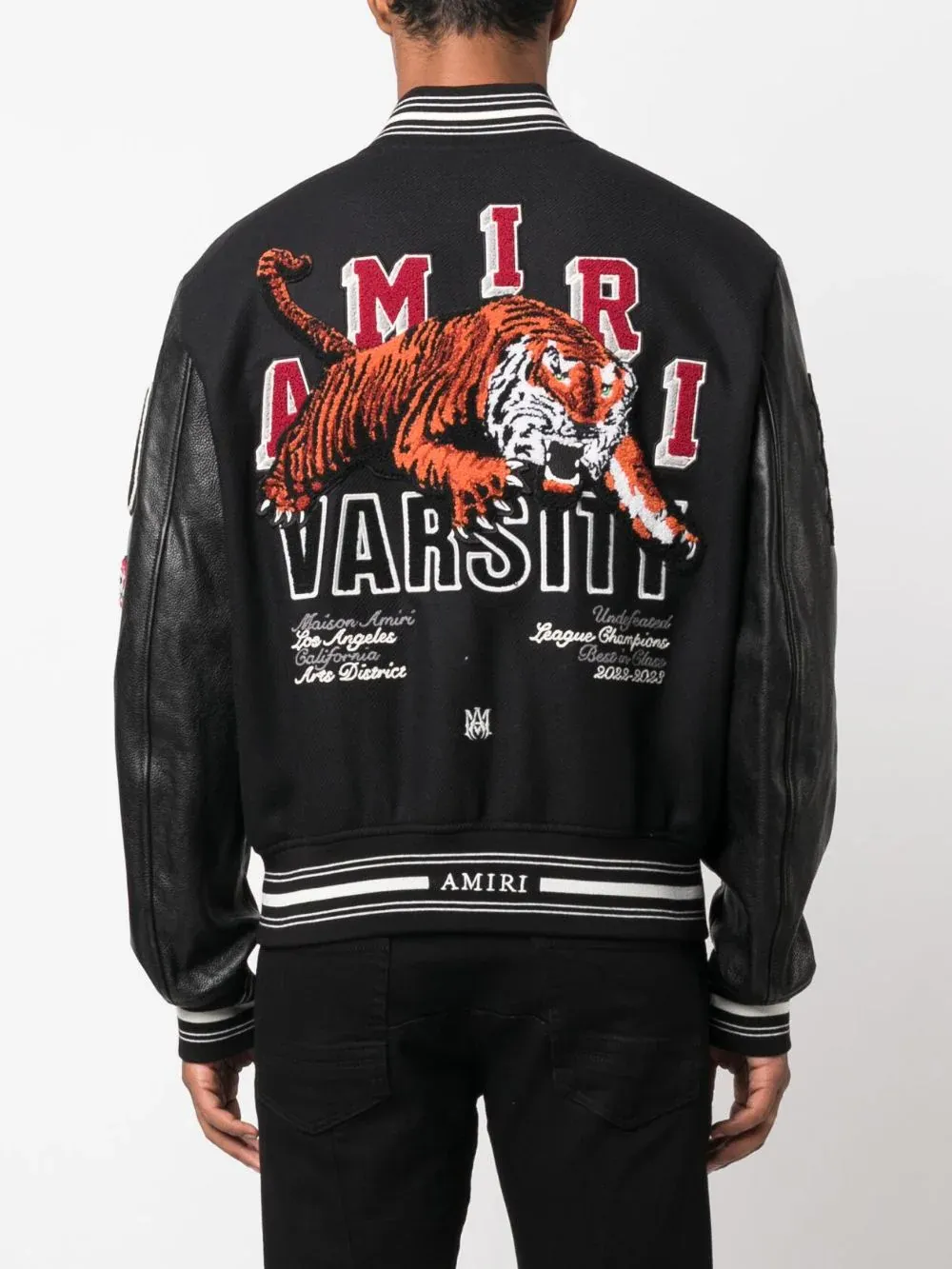 Vintage Patch Varsity Bomber Blouson