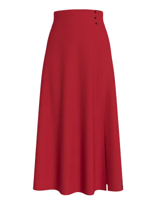 VIZUGI Long Skirt - Tomato