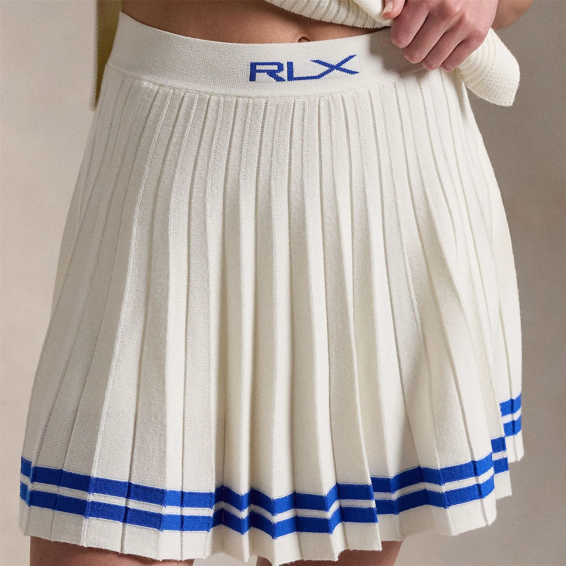 Womens RLX Cotton Blend Skirt Ceramic White - AW24