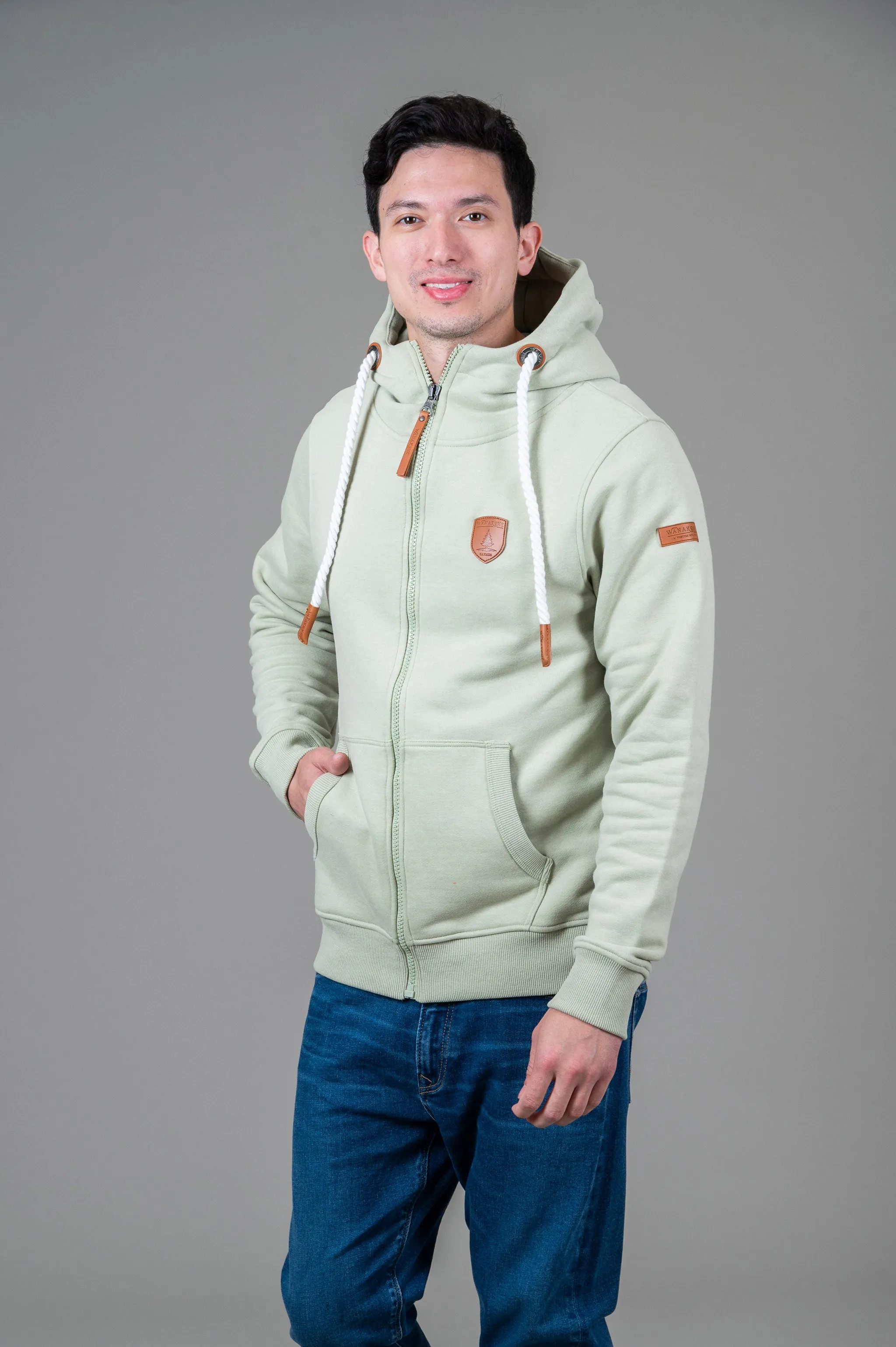 Zeus Aloe Full-Zip Hoodie