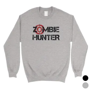 Zombie Hunter Unisex Crewneck Sweatshirt Badass Perfect Friend Gift